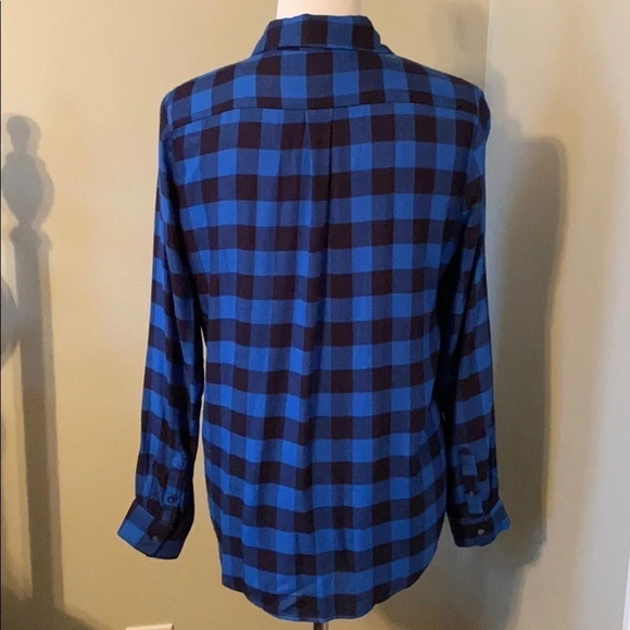 {Banana Republic} Blue/black Button down, size Sm - Picture 4 of 6